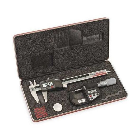 Starrett Precision Measuring Kit,Electro Caliper S766AZ