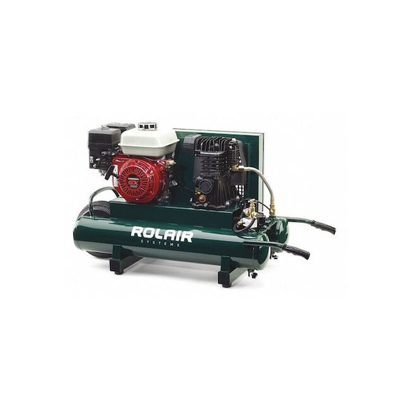Rolair Portable Gas Air Compressor,9 gal.,6.5HP 6590HMK113-0001