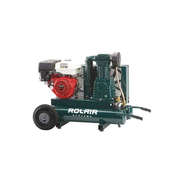 Rolair Portable Gas Air Compressor,9 gal.,9.0HP 8422HBK119-0001