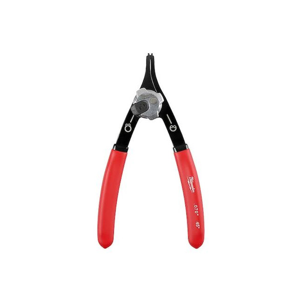 Milwaukee Tool Retaining Ring Plier,0.07" Tip Diameter 48-22-6537
