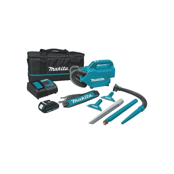 Makita Handheld Vacuum,8 in H,5 1/2 in W,4 lb XLC07SY1