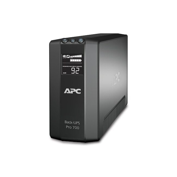 Apc UPS System, 700VA, Line Interactive, Out: 120V AC In: 120V AC BR700G
