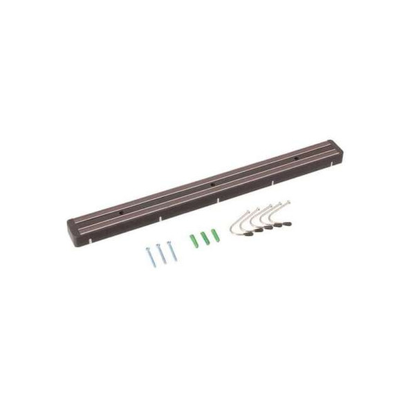 Crestware Knife Rack,Magnetic,Black,18 in. W KRP18