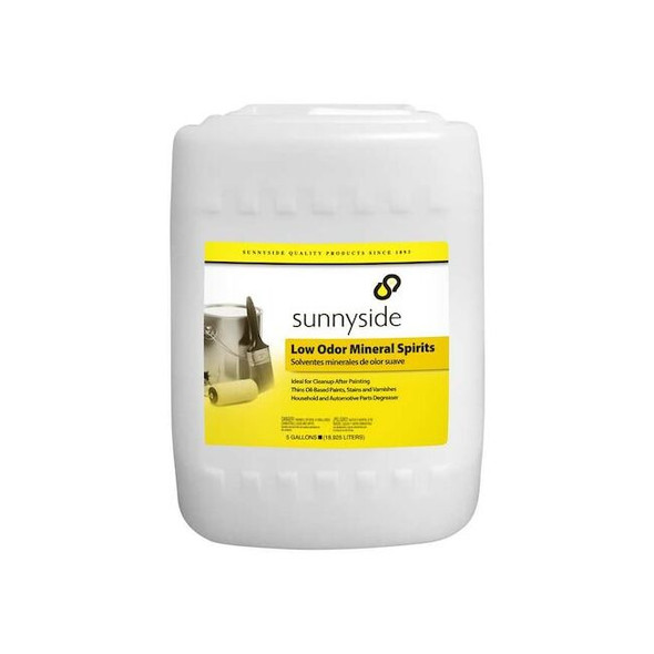 Sunnyside Low Odor Mineral Spirits,5 gal,Pail 803G5