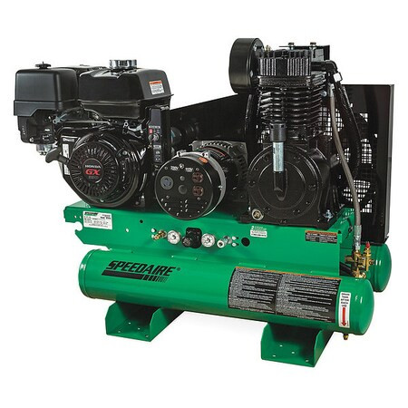 Speedaire Compressor/Generator, 13HP, 1.7gal, 15.7CFM AG2-SH13-08GE