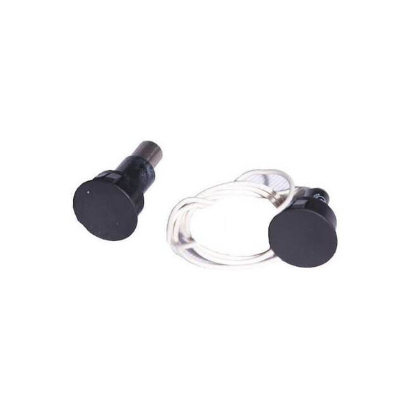Door Position Switch, Metal, Anodized, Includes: Cylindrical Permanent Magnet