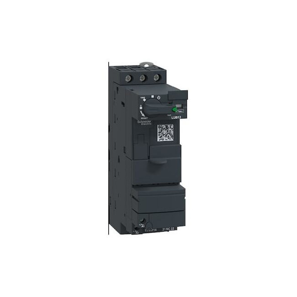 Motor Control Power Base, Non-Reversing, 1NC/1NO, 120V-600V AC, 3 P, Screw Clamp