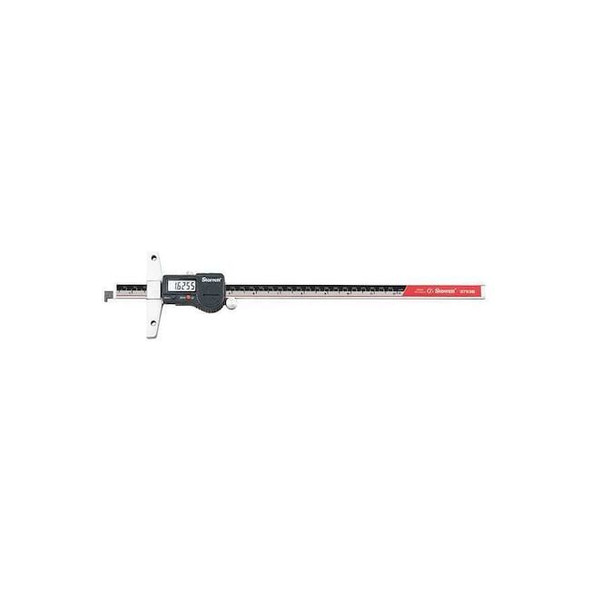 Starrett Electronic Depth Gage,0 to 12" Range 3753B-12/300