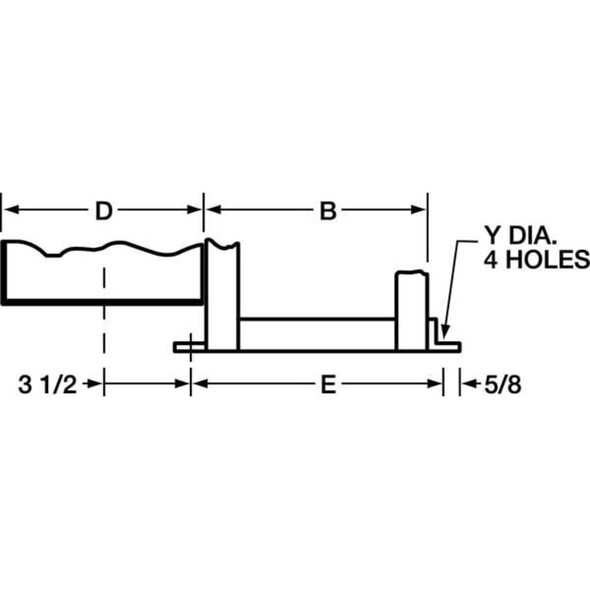 Dayton Blower, 10 1-2 in, 1-4 to 1 1-2, 6 in 3C716