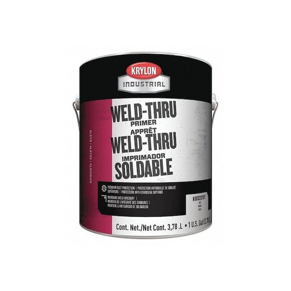 Krylon Primer,Oil,640 oz.,Gray,45 min. K00020102-20