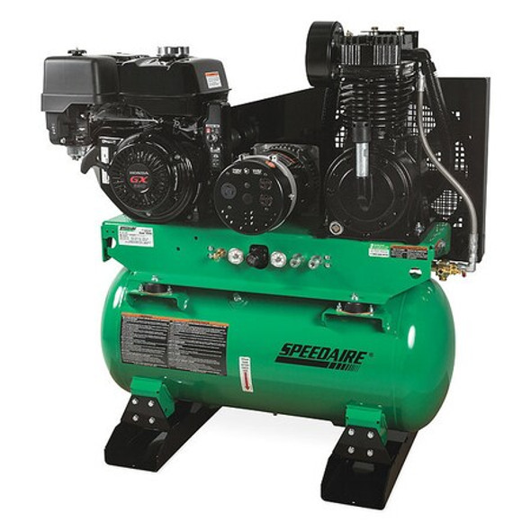Speedaire Compressor/Generator, 13HP, 30Gal, 15.7CFM AG2-SH13-30GE