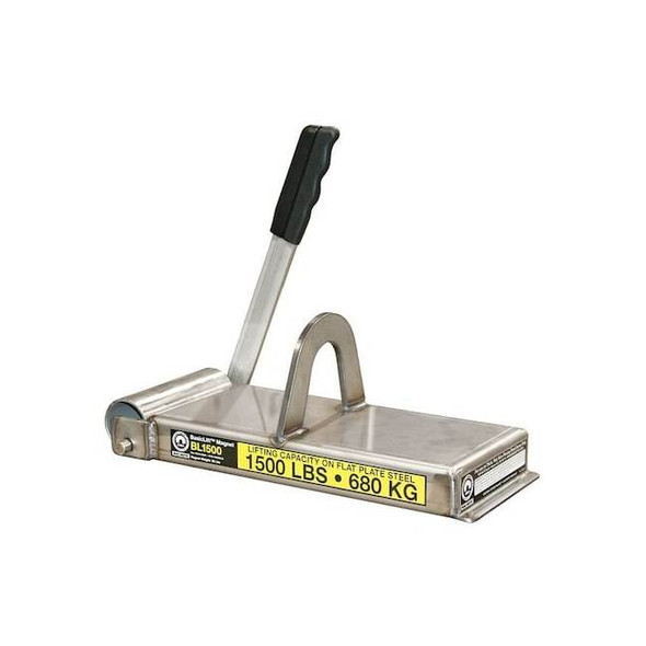 Mag-Mate Lifting Magnet,1500 lb Cap,13-3/4 In OAL BL1500