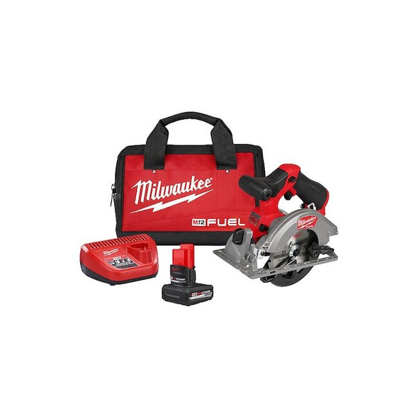 Milwaukee Tool M12 FUEL 5-3/8 in Circular Saw Kit 2521-21HO