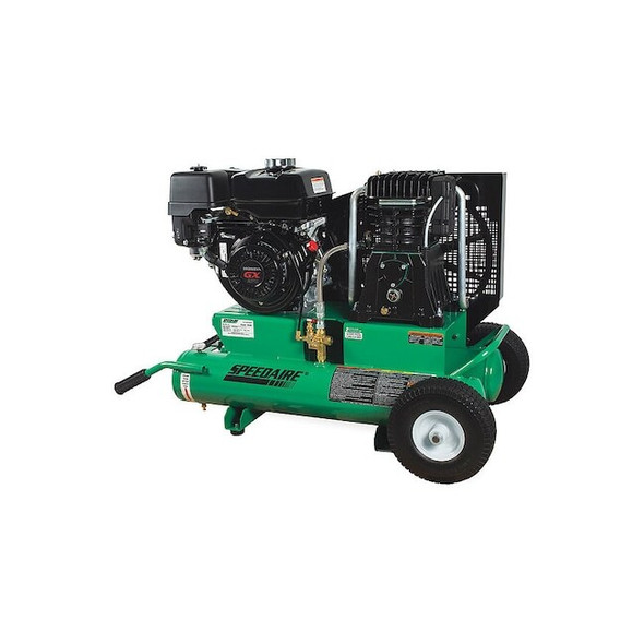 Speedaire Portable Gas Air Compressor,2 Stage,9 hp AS2-PH08-08G