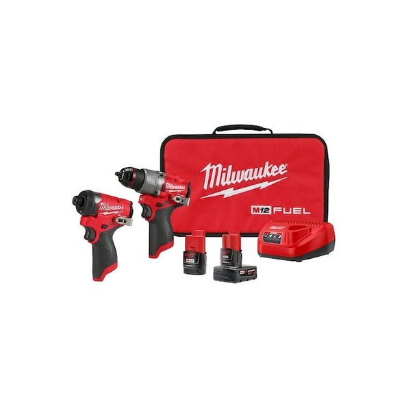 Milwaukee Tool ToolCombinationKit,(1)4.0Ah;(1)2.0Ah 3497-22