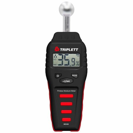 Triplett Moisture Meter,Pinless,4inDepth MS300