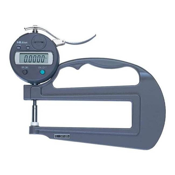 Mitutoyo Digital Thickness Gauge,Acc +/-0.001 in 547-520SCAL