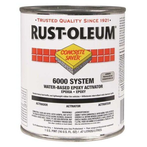 Rust-Oleum Epoxy Coating Activator, Clear, High Gloss, 1 pt 6001604