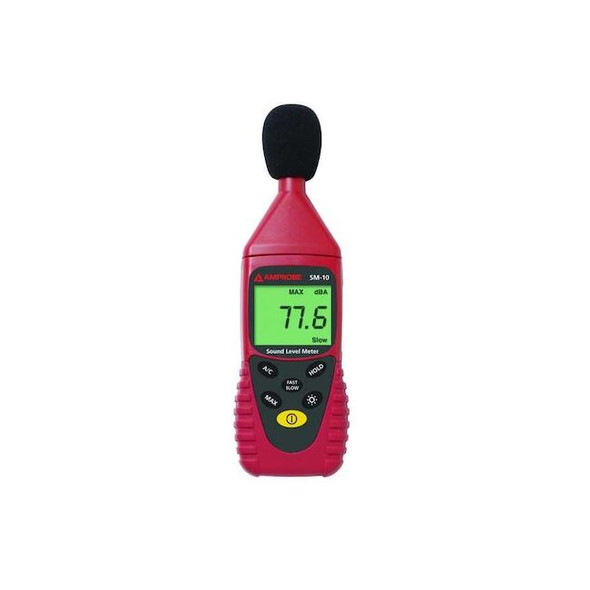 Amprobe Digital Sound Level Meter,30 to 130 dB SM-10