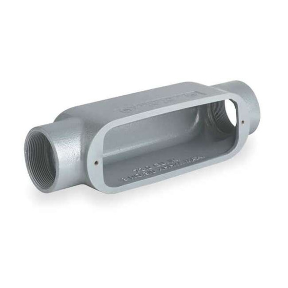 Hubbell Killark Conduit Outlet Body,Iron,Trd Sz 1 1/2in OC-5M
