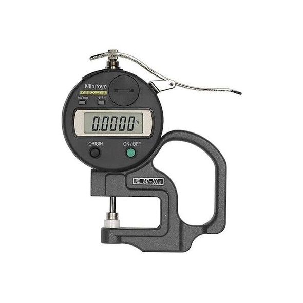 Mitutoyo Digital Thickness Gauge,Acc +/-0.001 in 547-500S