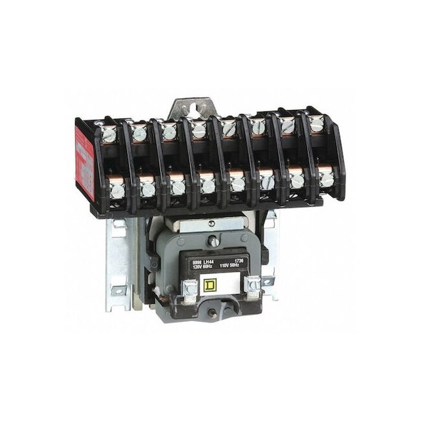 Square D 120VAC Electrically Held Lighting Contactor 8P 30A 8903LO80V02