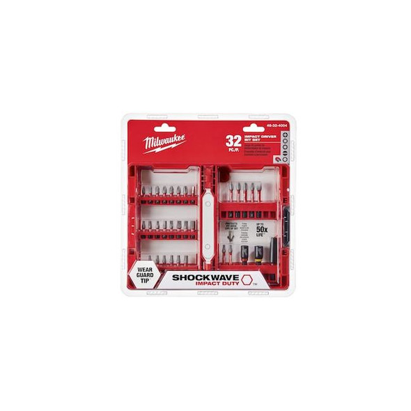 Milwaukee Tool SHOCKWAVE Impact Duty Driver Bit Set - 32PC 48-32-4004