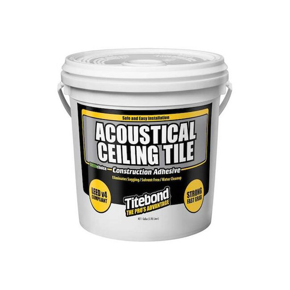 Construction Adhesive, GREENchoice Acoustical Series, Beige, 1 gal, Pail