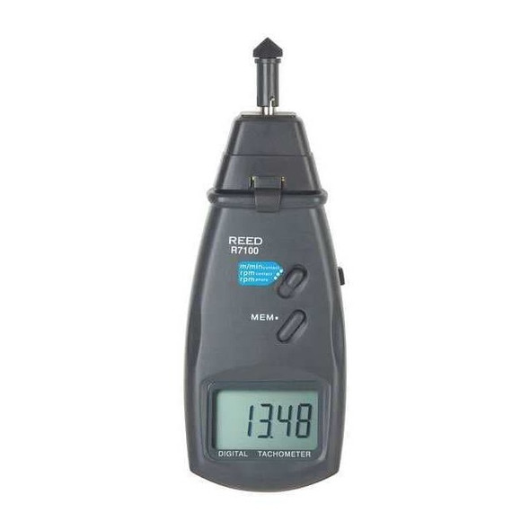 Reed Instruments Combination Contact / Laser Photo Tachometer R7100