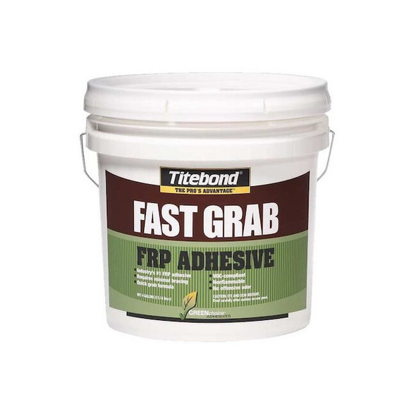 Titebond Wood Glue, GREENchoice Fast Grab FRP Series, Tan, 4 gal, Pail 4054
