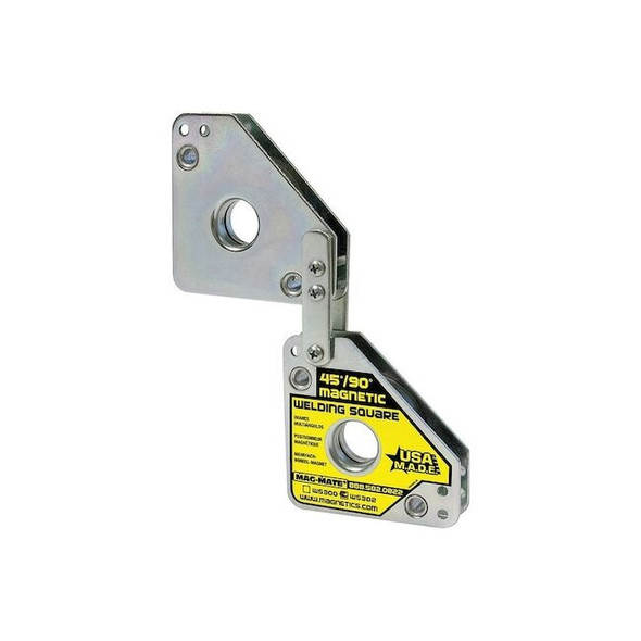 Mag-Mate Magnetic Weld Square, 7-5/8x3-3/4in, 120lb WS302