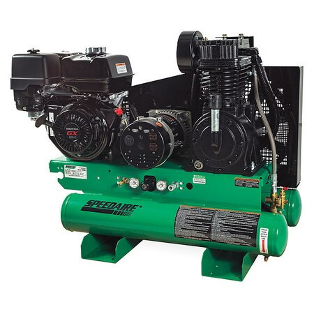 Speedaire Compressor/Generator,13 HP,17CFM Max AG2-SH08-08G