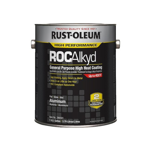 Rust-Oleum Heat Resistant Coating,1gal 286501