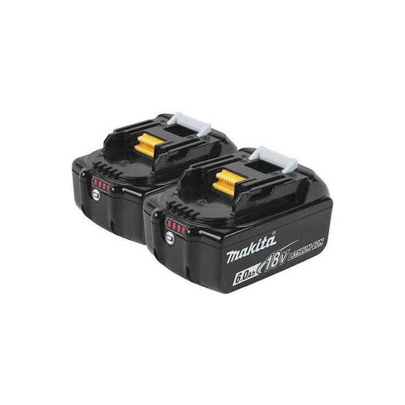 Makita 18V LXT 6.0Ah Battery, 2/pk BL1860B-2