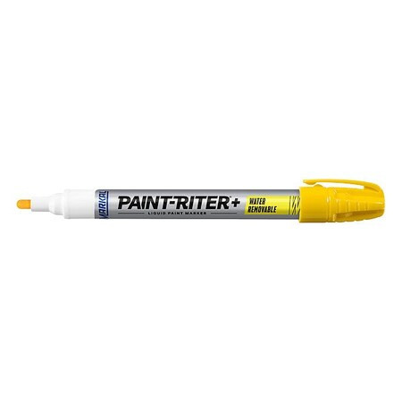 Markal Paint Marker, Medium Tip, Yellow Color Family, Paint 97031