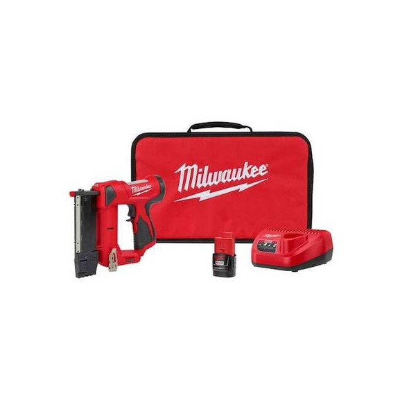 Milwaukee Tool Nail Gun Kit,12 V DC 2540-21