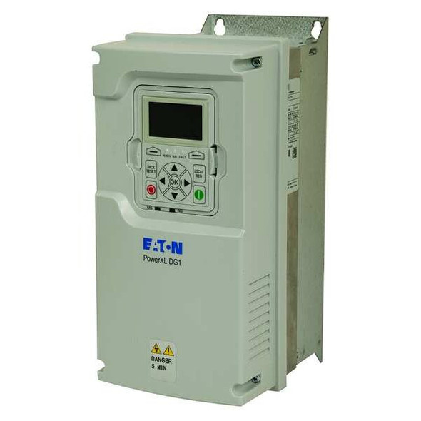 Eaton Variable Freq Drive,5 HP,7.6A,380-500VAC DG1-347D6FB-C21C