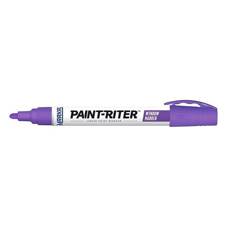 Markal Paint Marker, Medium Tip, Purple Color Family, Paint 97455G