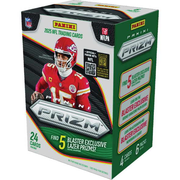 Panini 2025 Prizm Football Blaster Box 2-18740-20