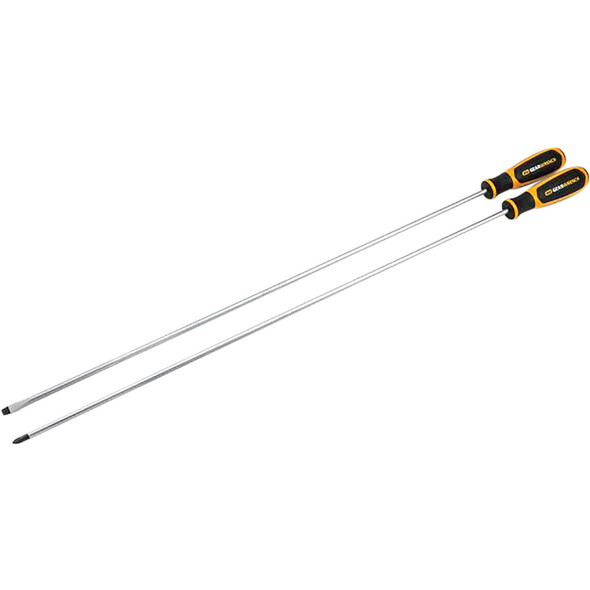 2 Pc. Combination 24" Blade Dual Material Screwdriver Set 80068H