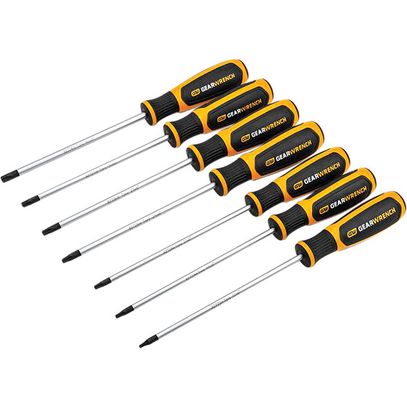 7 Pc. Torx 6" Blade Dual Material Screwdriver set 80071H