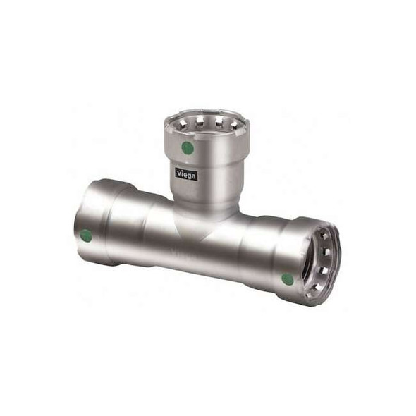Viega Viega MegaPress tee, 3/4" x 3/4" x 1/2" 90130