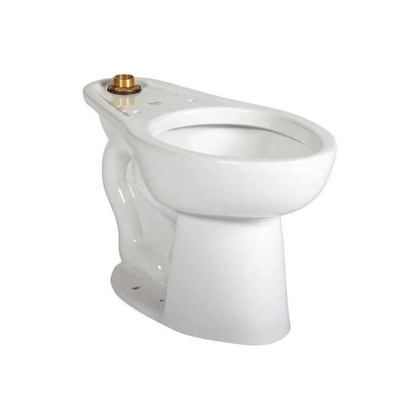 Toilet Bowl, 1.1 to 1.6 gpf, Flush Valve, Floor Mount, Elongated, White