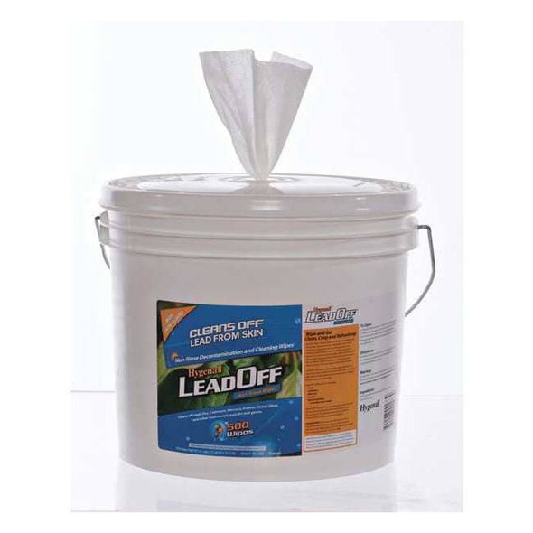 Hygenall Lead Removing Wipes,Bucket,PK2 LR910NRTB
