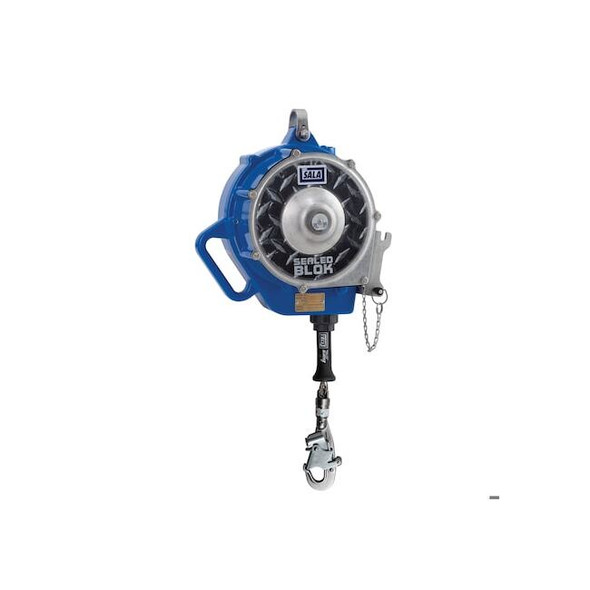 Sealed-Blok Self-Retracting Lifeline, 85 ft Length, Swivel Snap Hook, 1 Leg(s)
