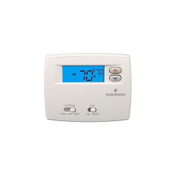 Line Voltage Thermostat, Heat or Cool, 45 to 99F, 20 to 30V AC, 1C, 1H