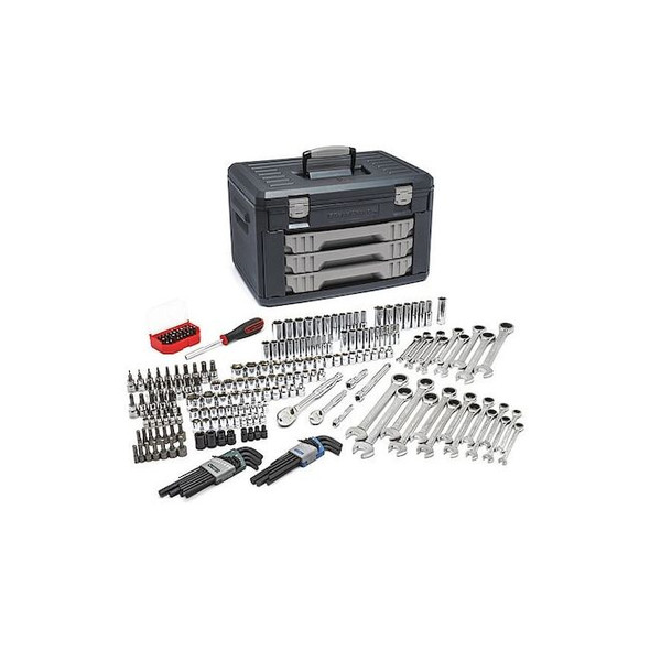 Gearwrench 232 Piece Mechanics Tool Set in 3 Drawer Storage Box 80944