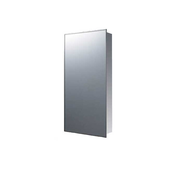 16" x 26" Stainless Steel Surface Mounted SS Framed Medicine Cabinet