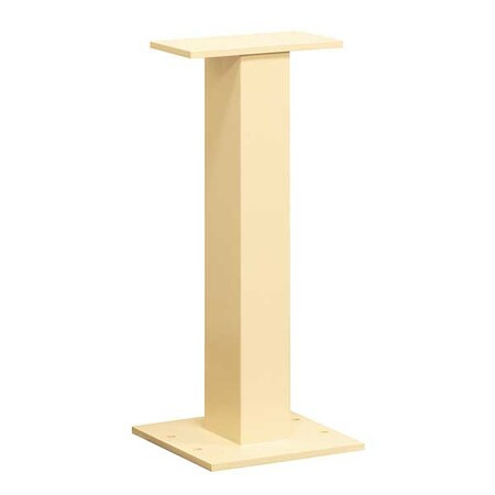 Salsbury Industries Pedestal, Beige, Powder Coated, 12 Doors, 8 Doors 3395SAN