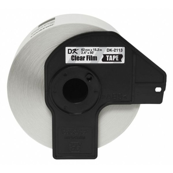 Brother ContinuousLabelStock,Clear,Gloss DK2113